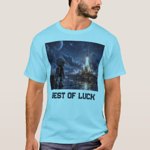 Robot i regnet Rymduppdrag i T Shirt