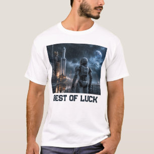 Robot i regnet Rymduppdrag i T Shirt