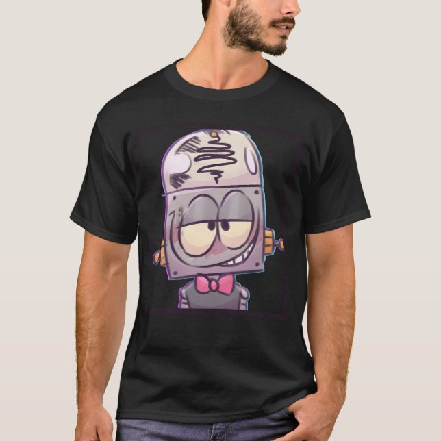 Robot Jones vänner T Shirt (Framsida)