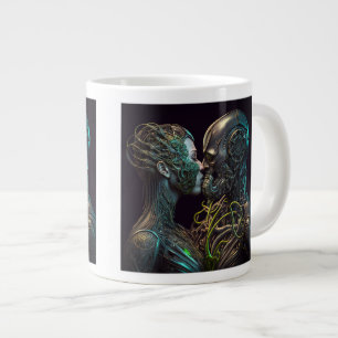 Robot Kärlek Jumbo Mugg