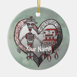 Robot Kärlek ornament