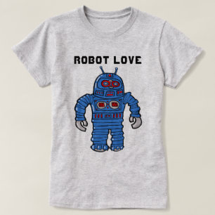 Robot Kärlek Tee Shirt