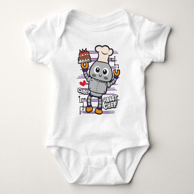 Robot kock  t shirt (Framsida)