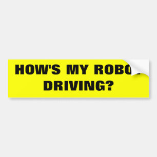 Robot-körning Bildekal