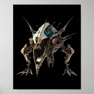 Robot Krabbdekal Poster
