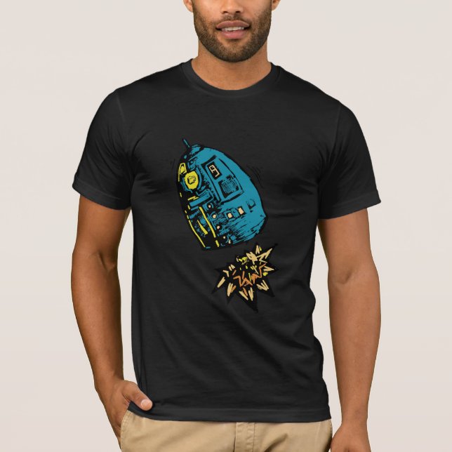 Robot Launch T-shirt (Framsida)