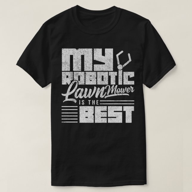 Robot Lawnmower robotic T Shirt (Design framsida)
