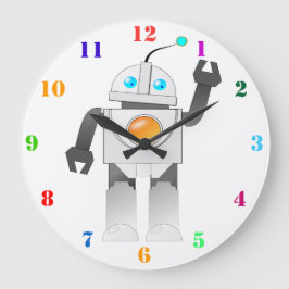 ROBOT LEKSAK MED FÄRGNUMMER STOR KLOCKA