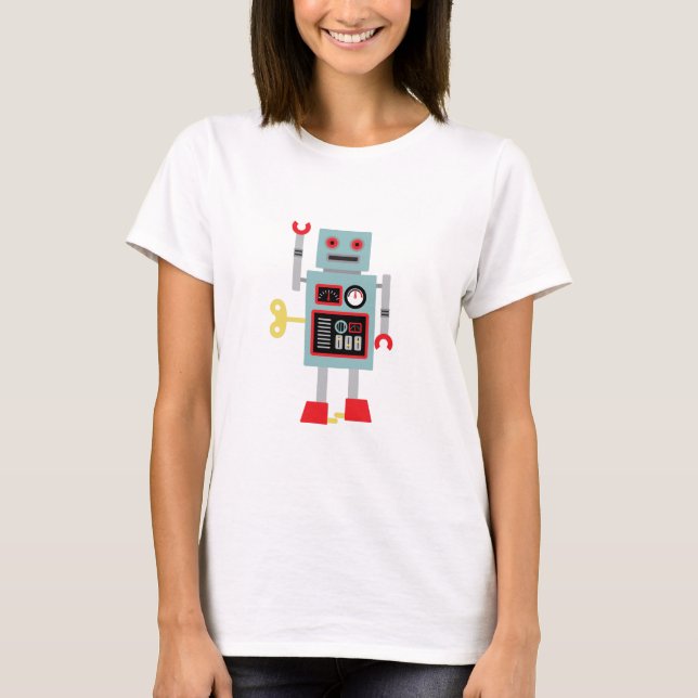 Robot Leksak T Shirt (Framsida)