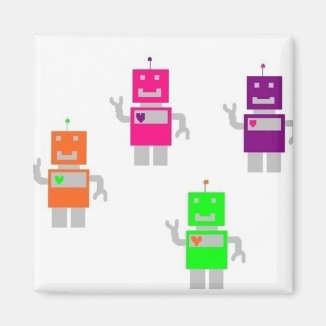 robot magnet (Framsidan)