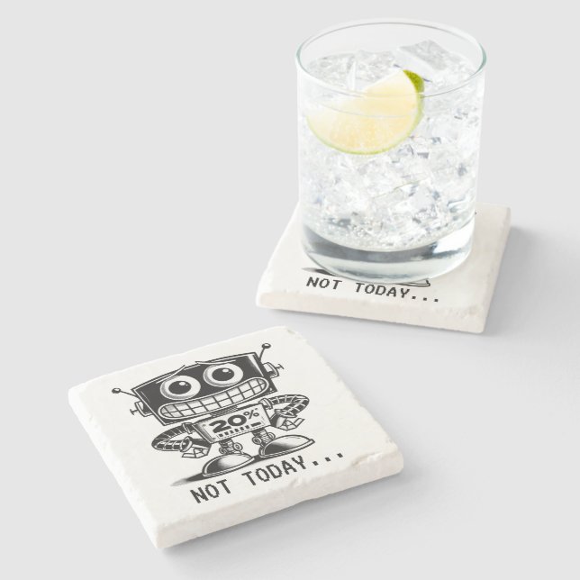 Robot med låg effekt - inte idag... stenunderlägg (Sidan)