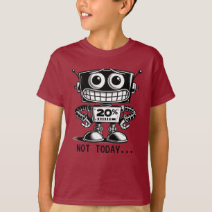 Robot med låg effekt - inte idag... t shirt