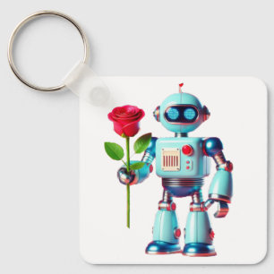 Robot med Ro Nyckelring
