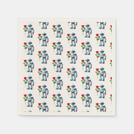 Robot med Ro Pappersservett