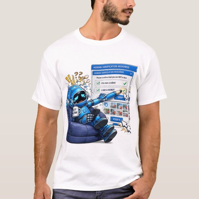 ROBOT MEMES T SHIRT (Framsida)
