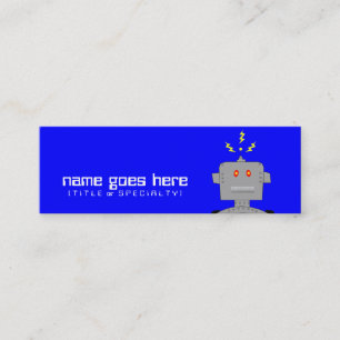 robot mini visitkort