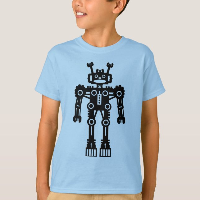 Robot Mk I - Anpassad Tee (Framsida)