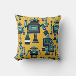 Robot mönster (mars i Maskiner) Kudde