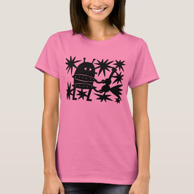 Robot Musician T Shirt (Framsida)