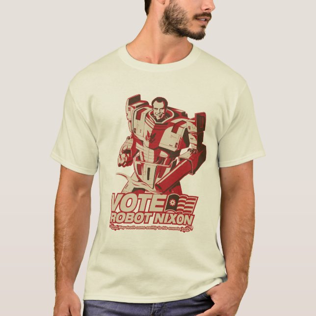 Robot Nixon - all hagelrobot Nixon Tee (Framsida)