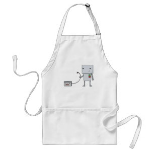 Robot och Toaster Förkläde