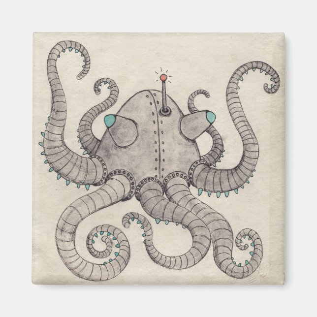 Robot Octopus Magnet (Framsidan)