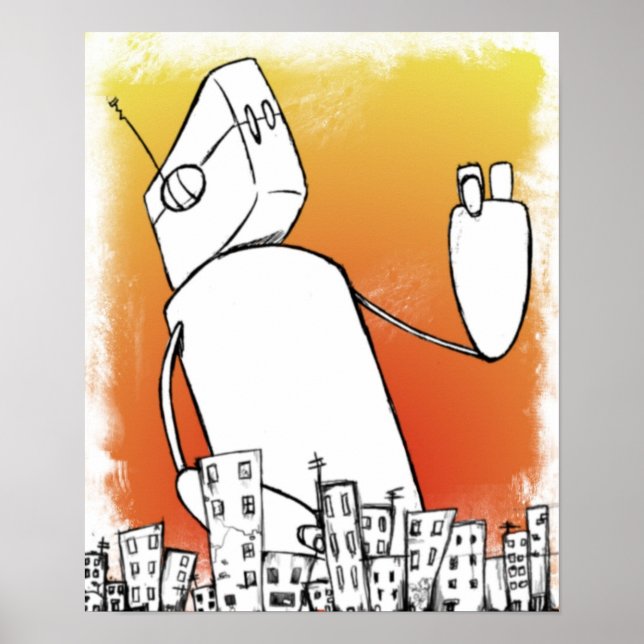 Robot Overlord Poster (Framsidan)