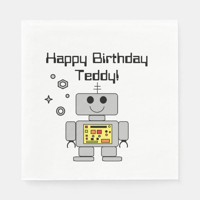 ’Robot’ Pappersservett (Framsidan)