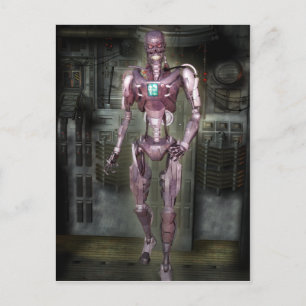 Robot Postcard Vykort