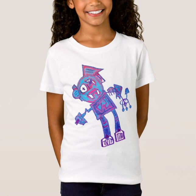 Robot Press & Gripper T-shirt (Framsida)