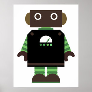 Robot Print Poster