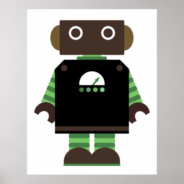 Robot Print Poster (Framsidan)