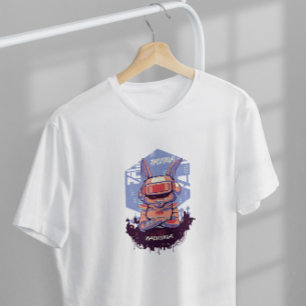 Robot Rabbit Sci Fi Cyber Urban T Shirt