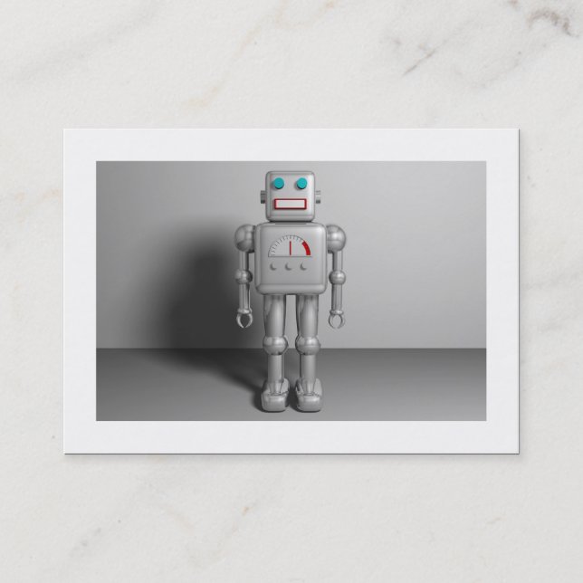 Robot (Ram) Visitkort (Framsida)