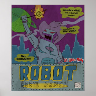 Robot Rebel Ranch Ed Edd n Eddy Poster