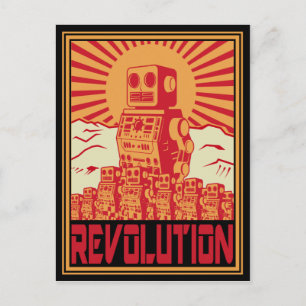 Robot Revolt Vykort
