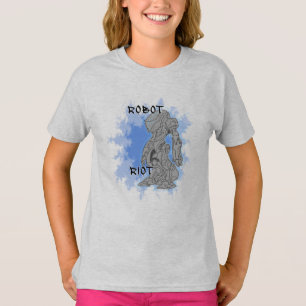 Robot Riot 14 Barntröjor T Shirt