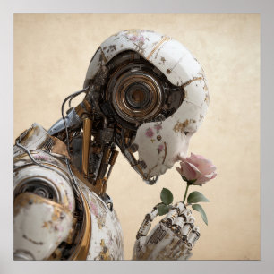 Robot & Ro Solarpunk Poster