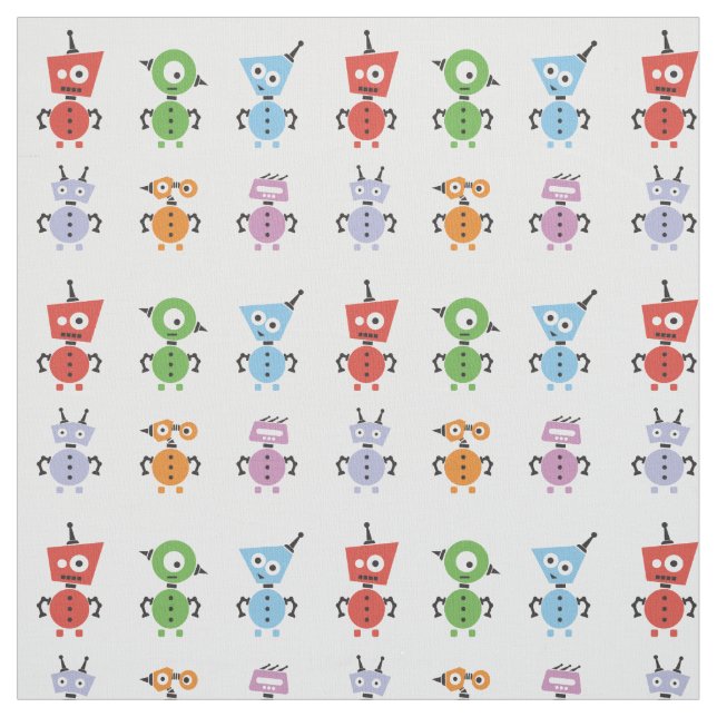 Robot Robot Monster Tyg (Provkarta)