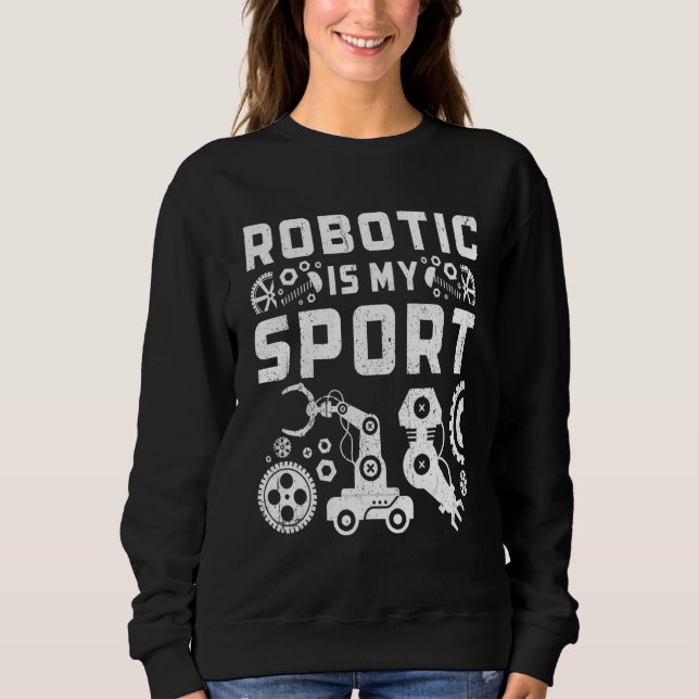 Robot Robotik Robotics Ingenjör Artificiell Intell T Shirt (Framsida)