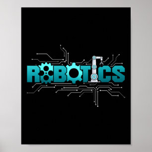 Robot Robotteknik Ingenjör Robotteknik Poster
