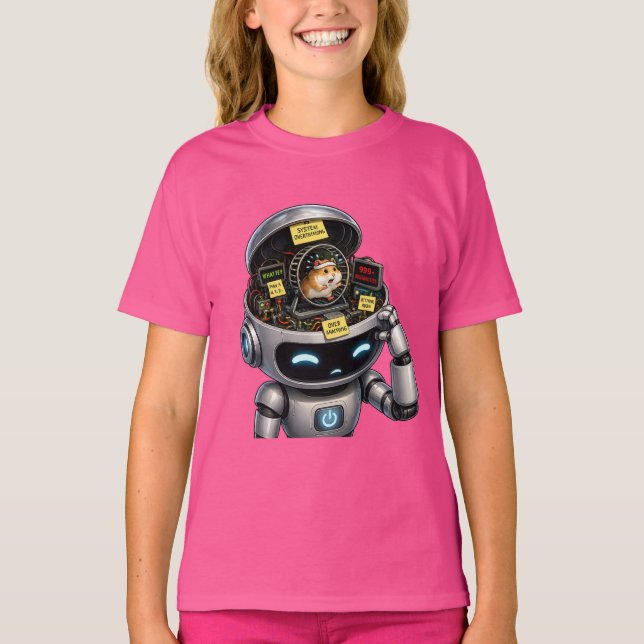 robot roliga memes t shirt (Framsida)