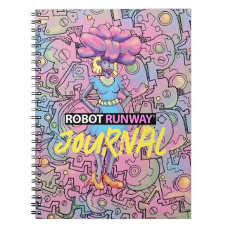 Robot Runway® Big Bow Journal Anteckningsbok