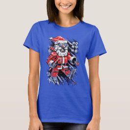 Robot Santa Claus T Shirt