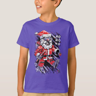Robot Santa Claus T Shirt