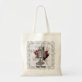 Robot Seven Tote Bag Tygkasse
