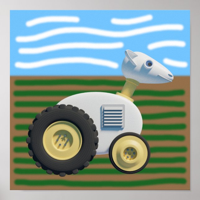 Robot Sheep Poster (Framsidan)