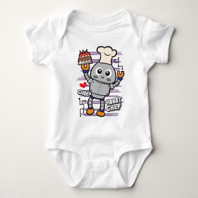 Robot shef t shirt (Framsida)