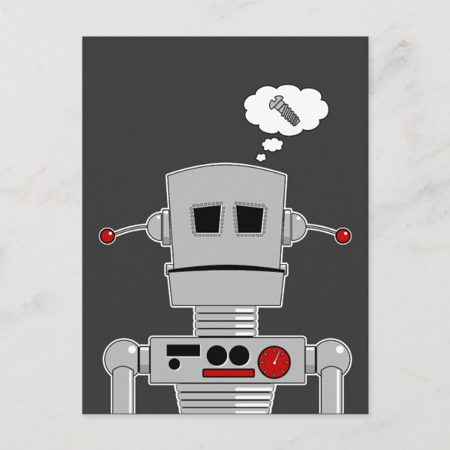 Robot Sherd Postcard Vykort (Framsida)