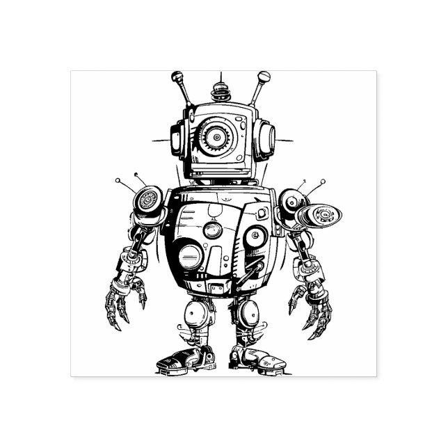 Robot Stämpel (Tryck)